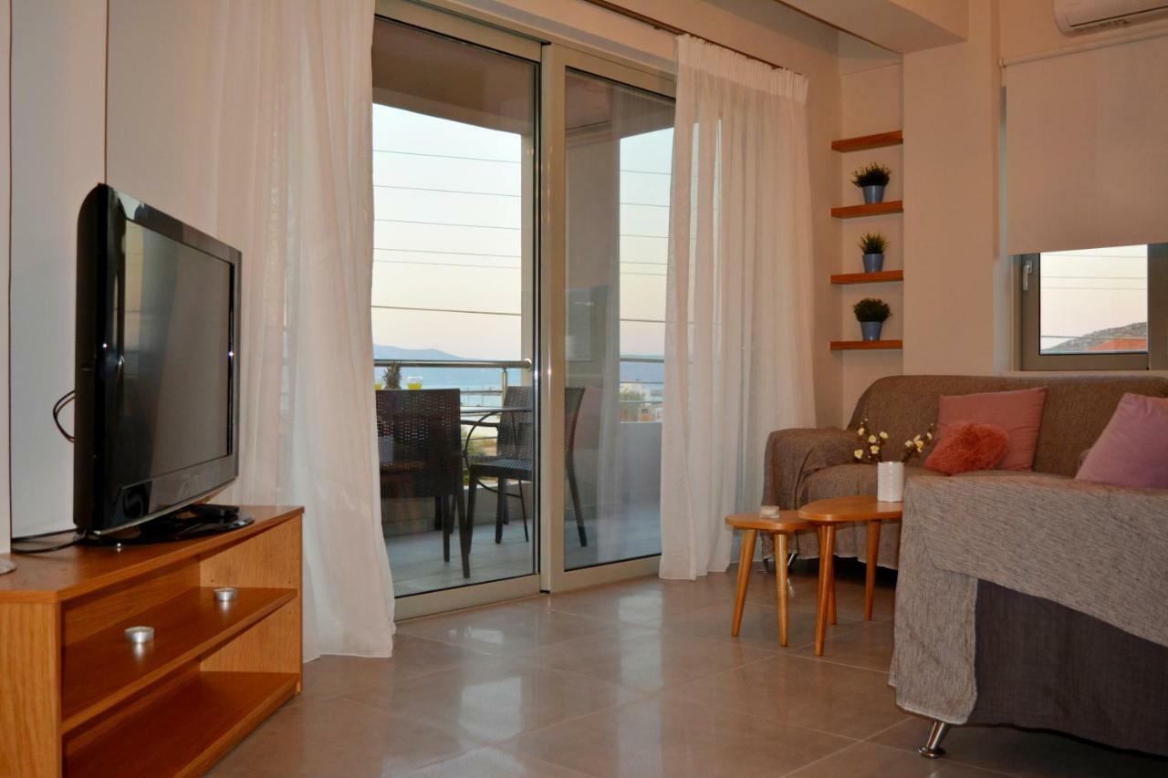 Balos Residence Private Pool Seafront Seaview Kissamos Exterior photo